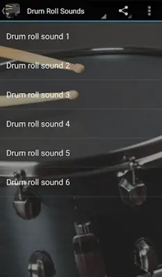 Drum Roll Sounds android App screenshot 0